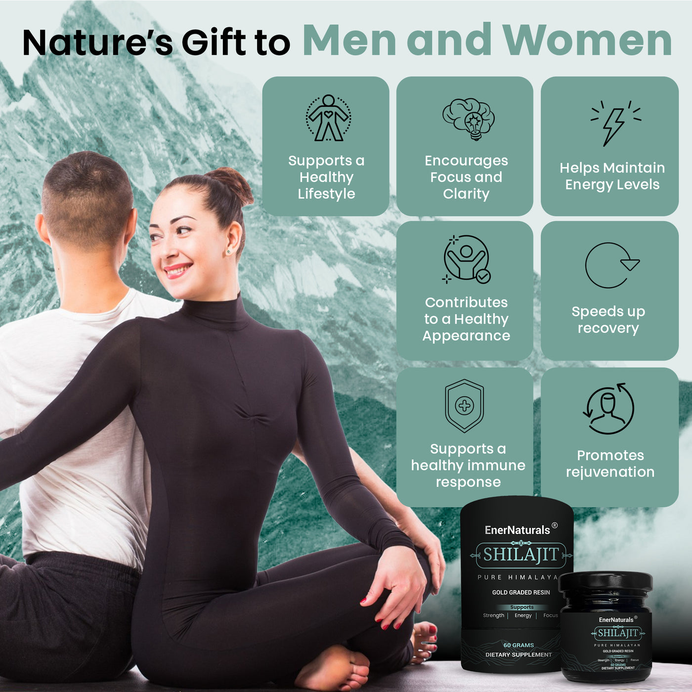 Pure Himalayan Shilajit Resin – USA Lab Tested | 500mg